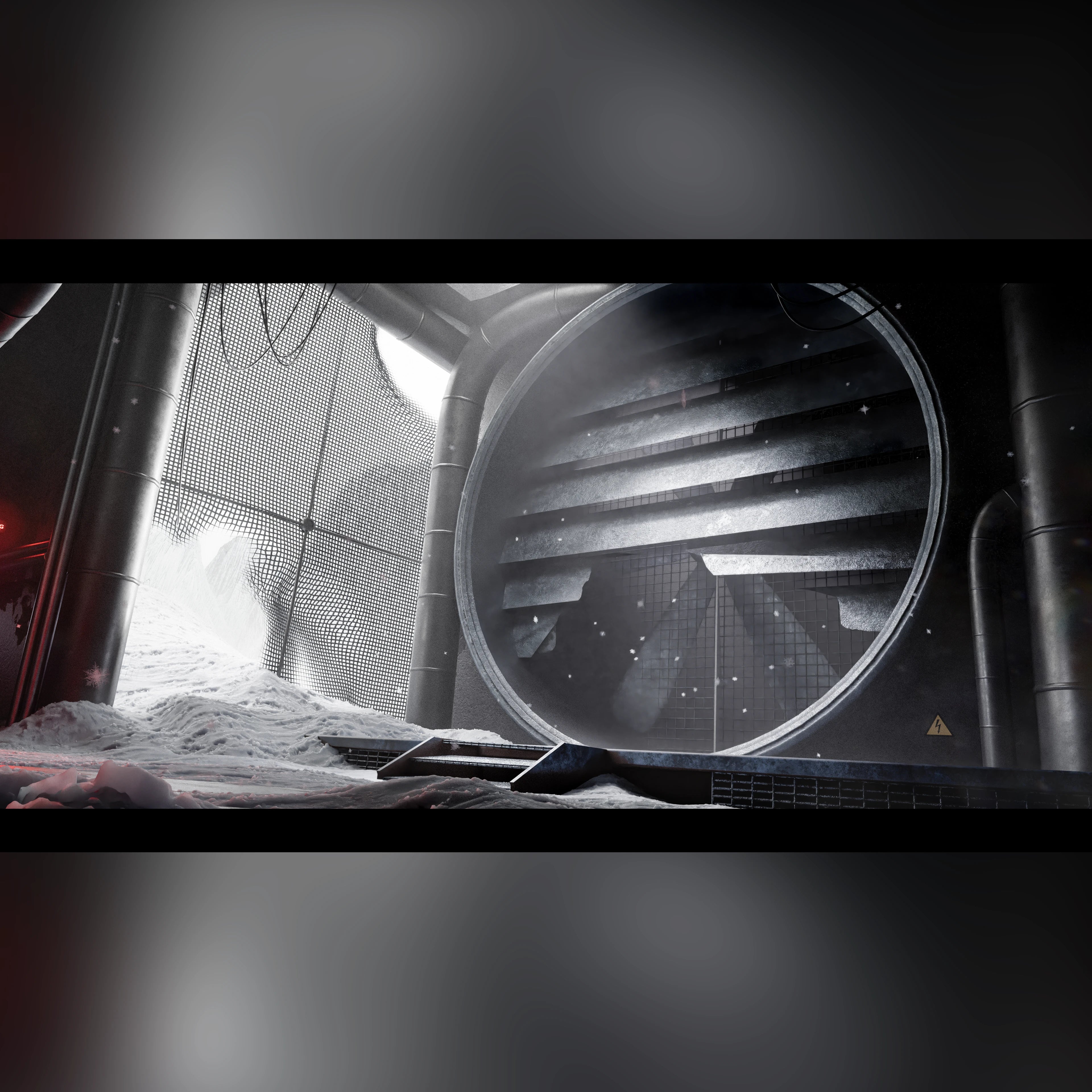 digital product of a 3D animation cinematic loop